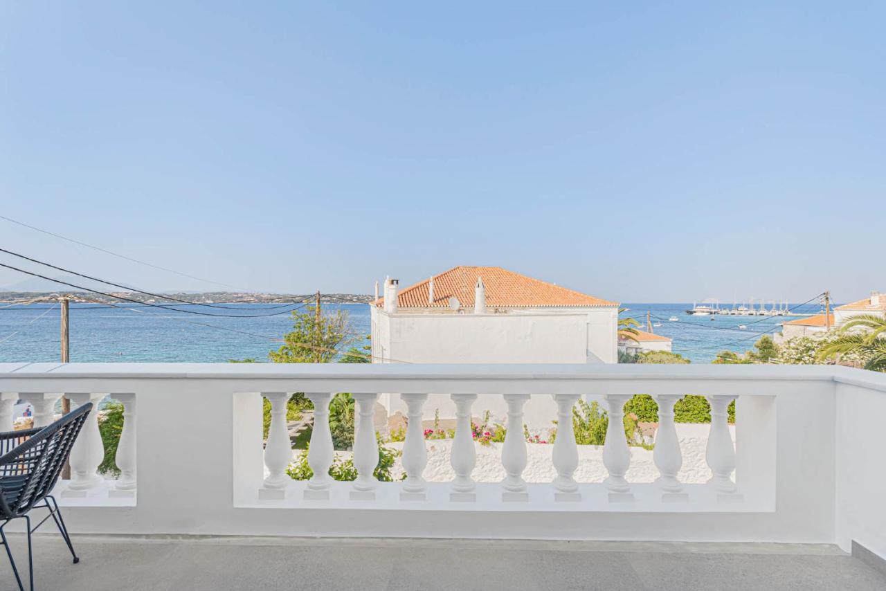 Pearl House - Luxurious New Beach Villa In Spetses Stunning View Ligoneri エクステリア 写真