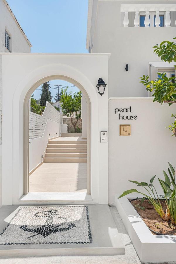 Pearl House - Luxurious New Beach Villa In Spetses Stunning View Ligoneri エクステリア 写真